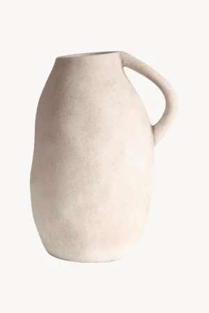 White ceramic vase