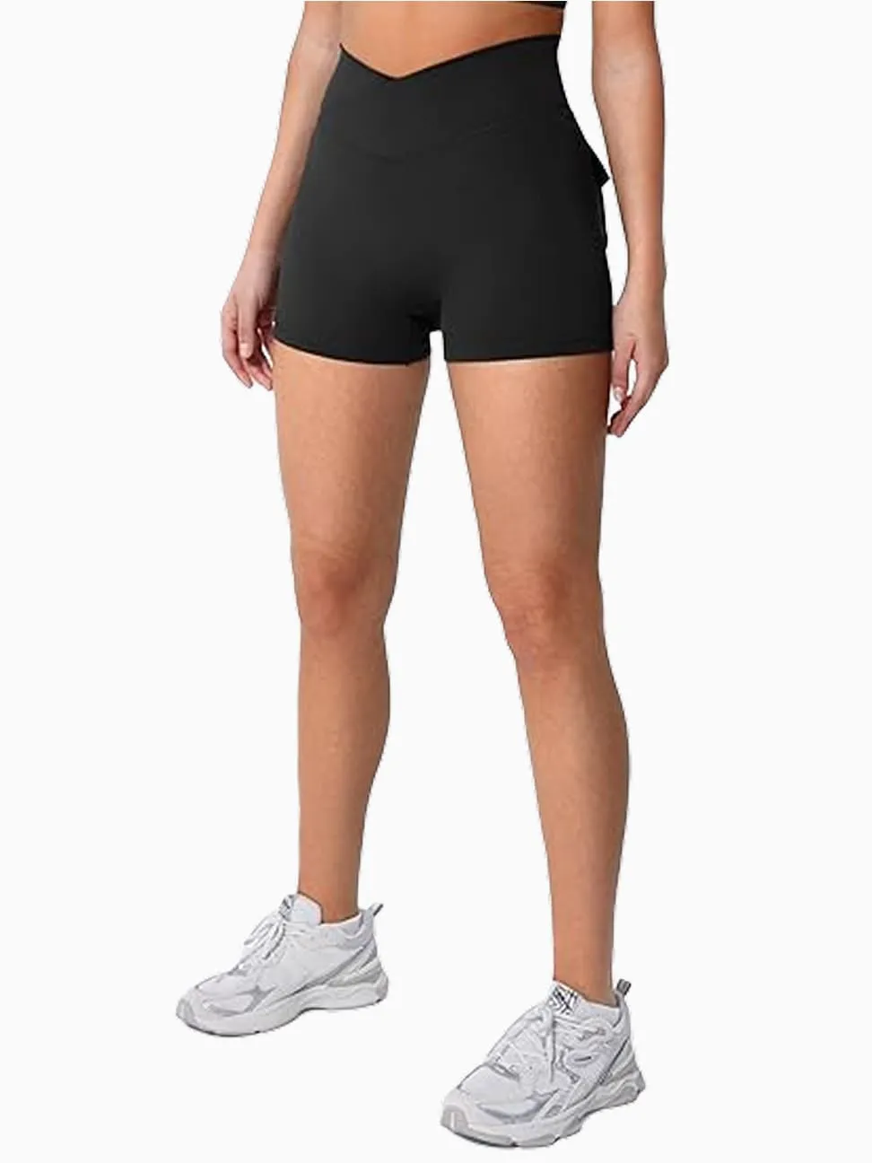 High Waisted Workout Shorts - Image 2