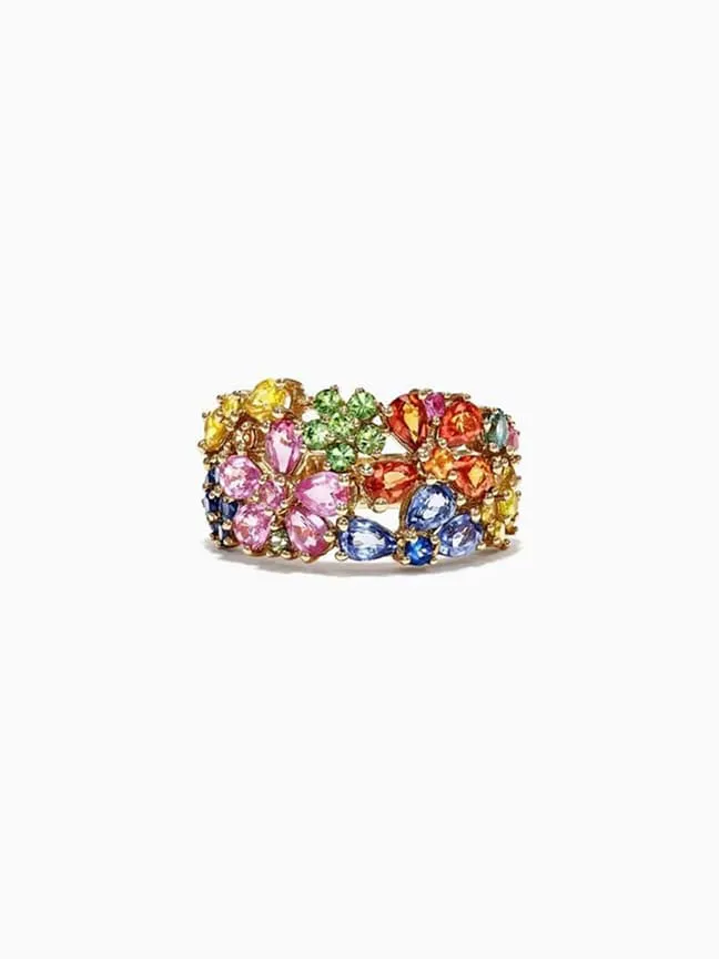 14K Gold Plated Eternity Ring - Image 2