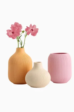 Set of 3 Ceramic Vase