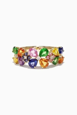 14K Gold Plated Eternity Ring