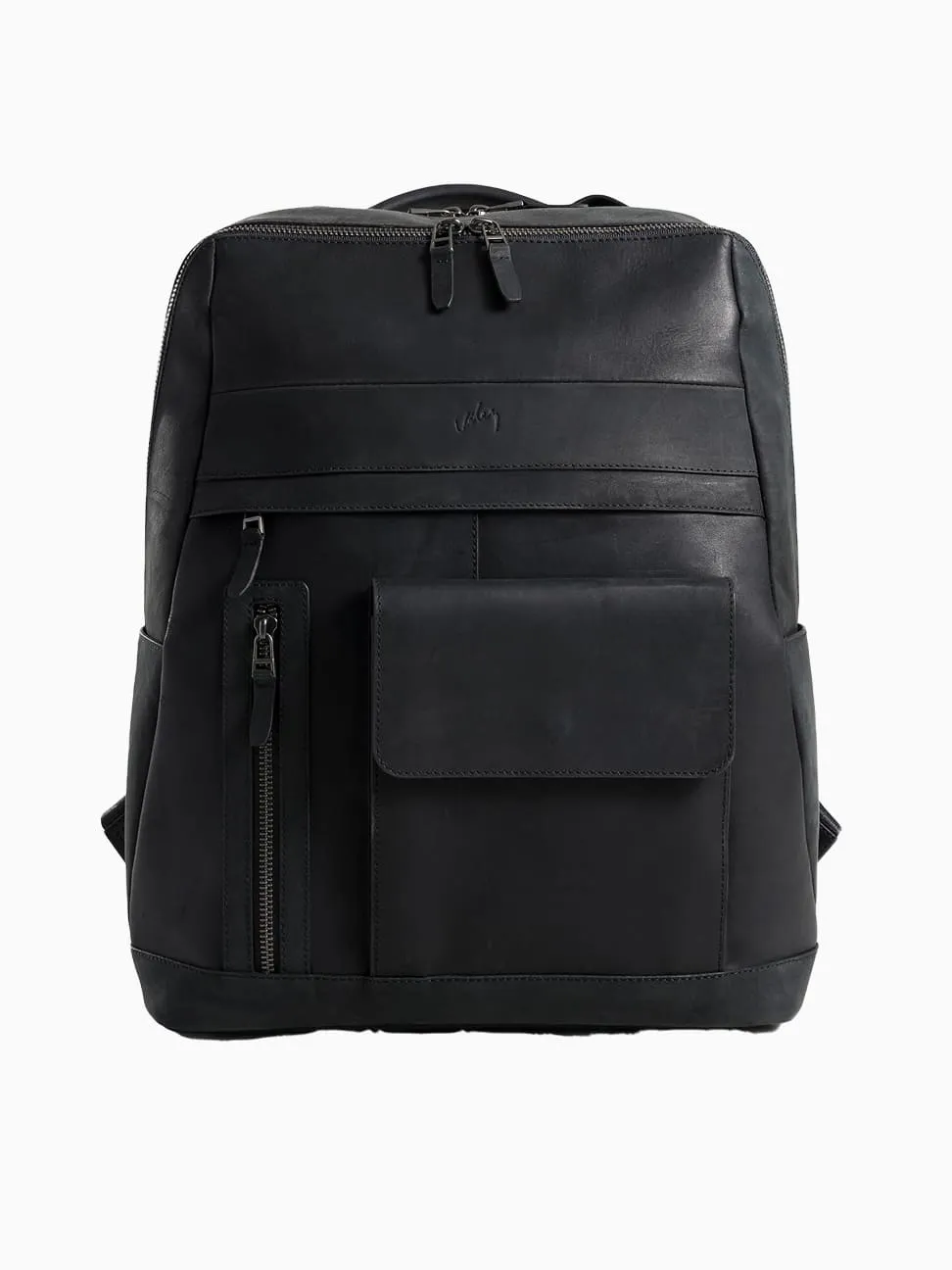 Brown Top Grain Leather Backpack For Women - Image 3