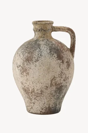 8.25 inch terracotta vase