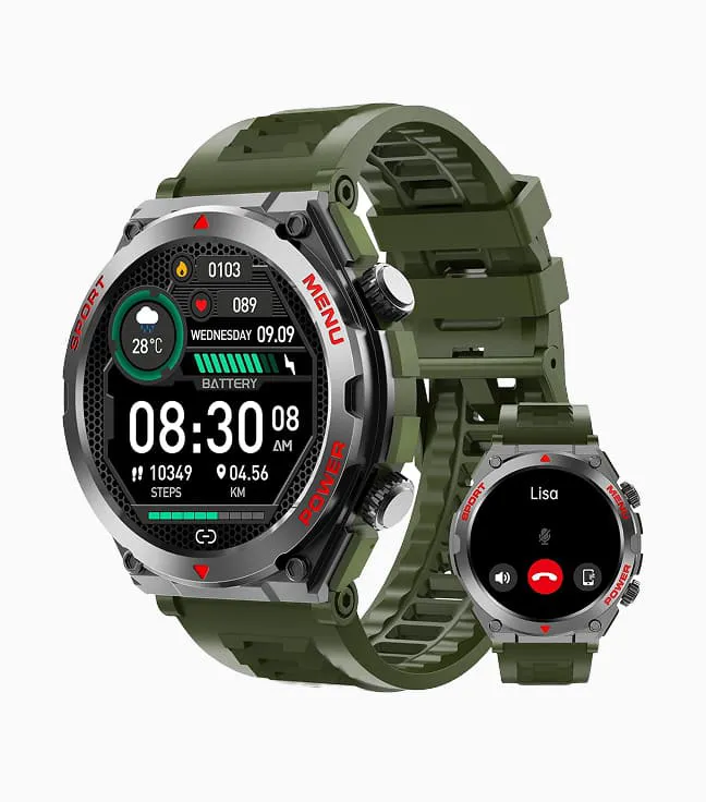 Smart Watch for Men Women, Alexa Built-in Fitness Tracker - Image 2