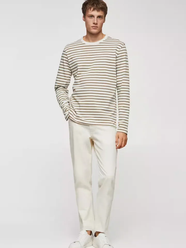 Striped Long Sleeves T-shirt - Image 2