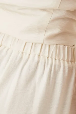 Oversized linen look shirt