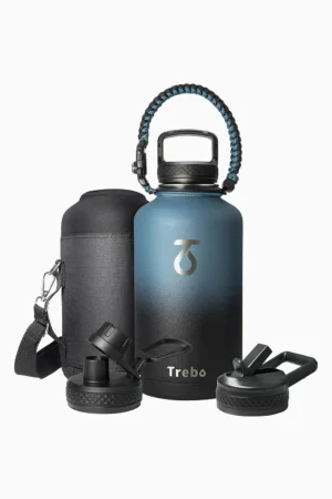 Water bottle with handle